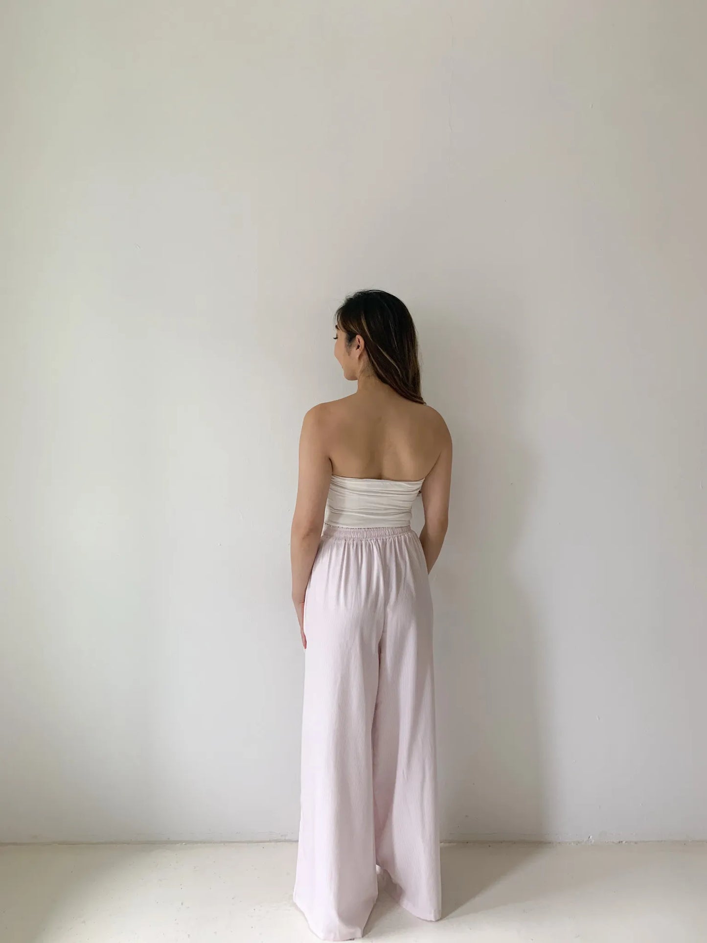 SOLENE STRIPED TWO PIECE SET PINK