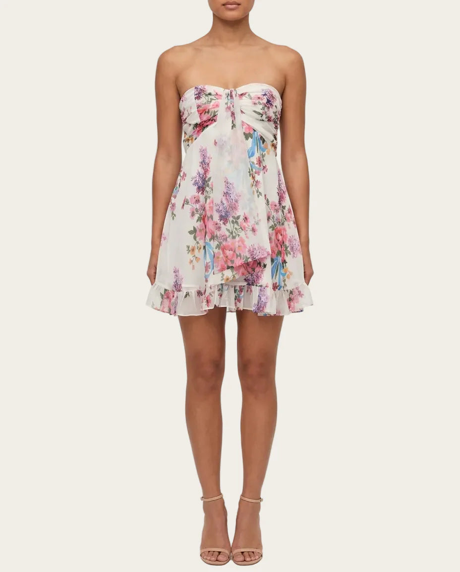 for love and lemons teagan mini dress TEAGAN FLORAL MINI DRESS – Shop Marbelle