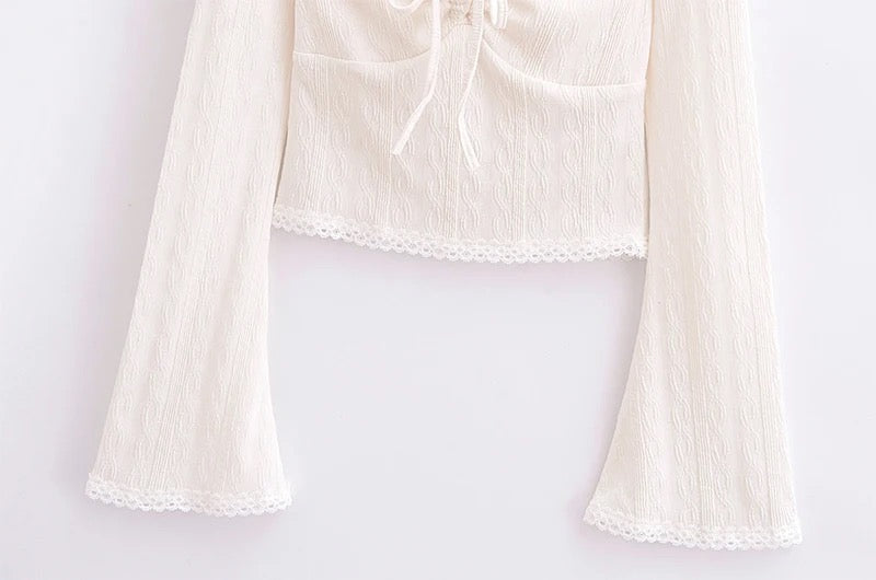 PAREO KNITTED CROP TOP