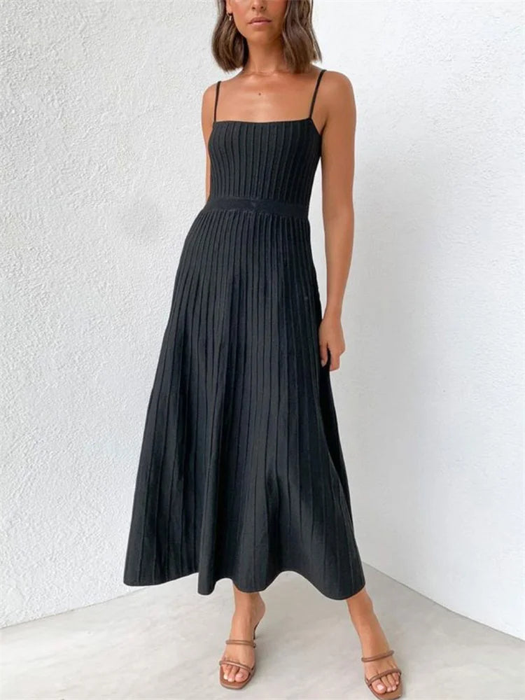 FREYA RIBBED MAXI DRESS