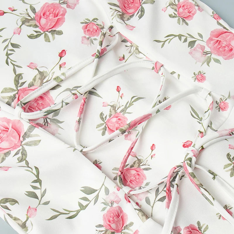 AYLIN FLORAL MINI DRESS