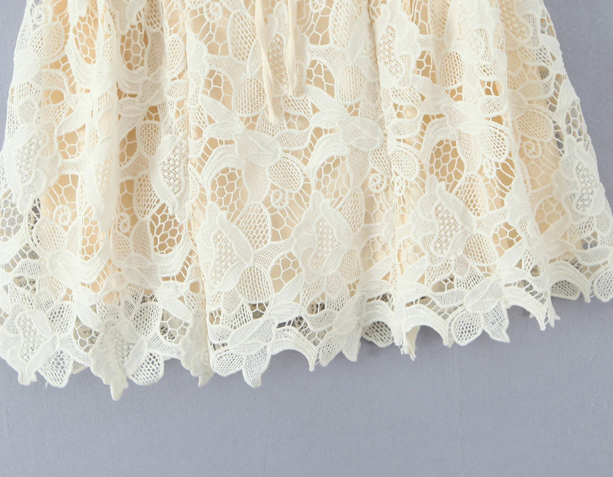 NERINA LACE MINI DRESS