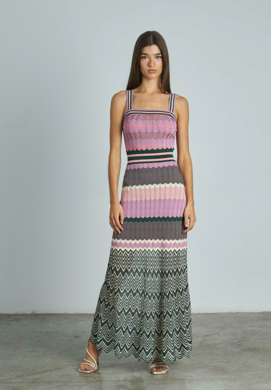 KALIA KNIT MIDI DRESS