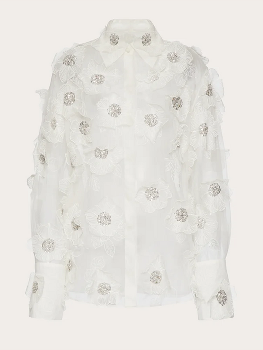 NORA FLOWER BLOUSE