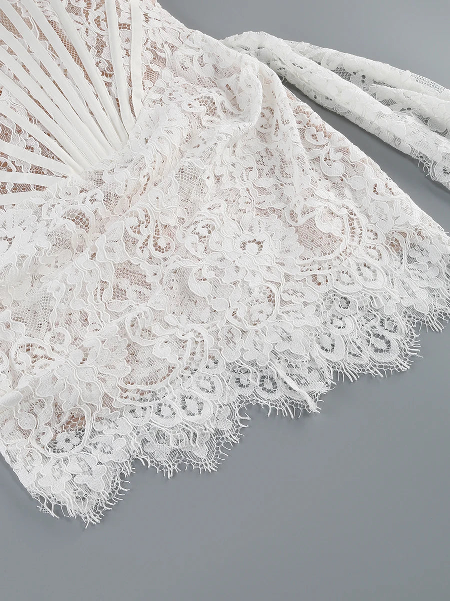 MARGI LACE MINI DRESS