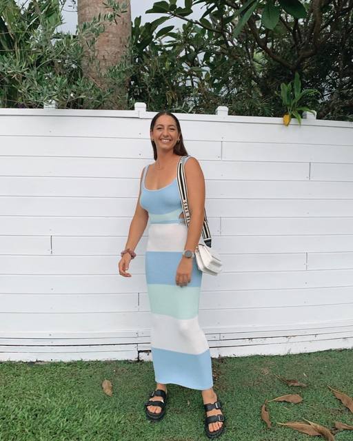 DARIA KNITTED MIDI DRESS