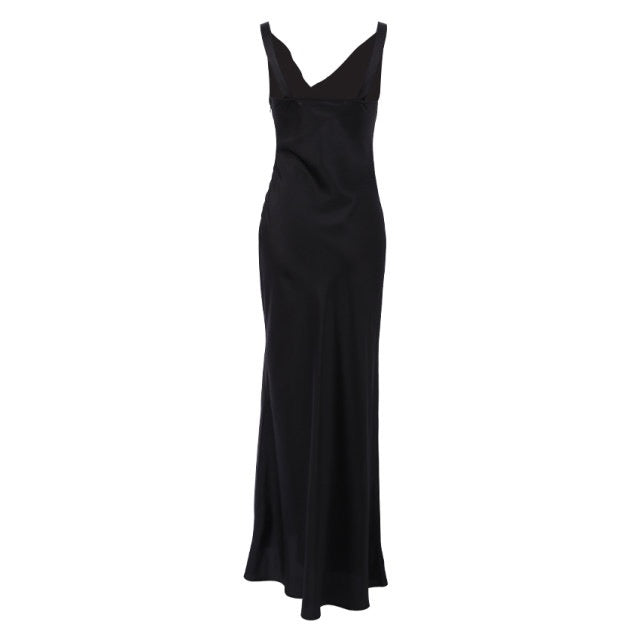 ENELA SATIN MAXI DRESS