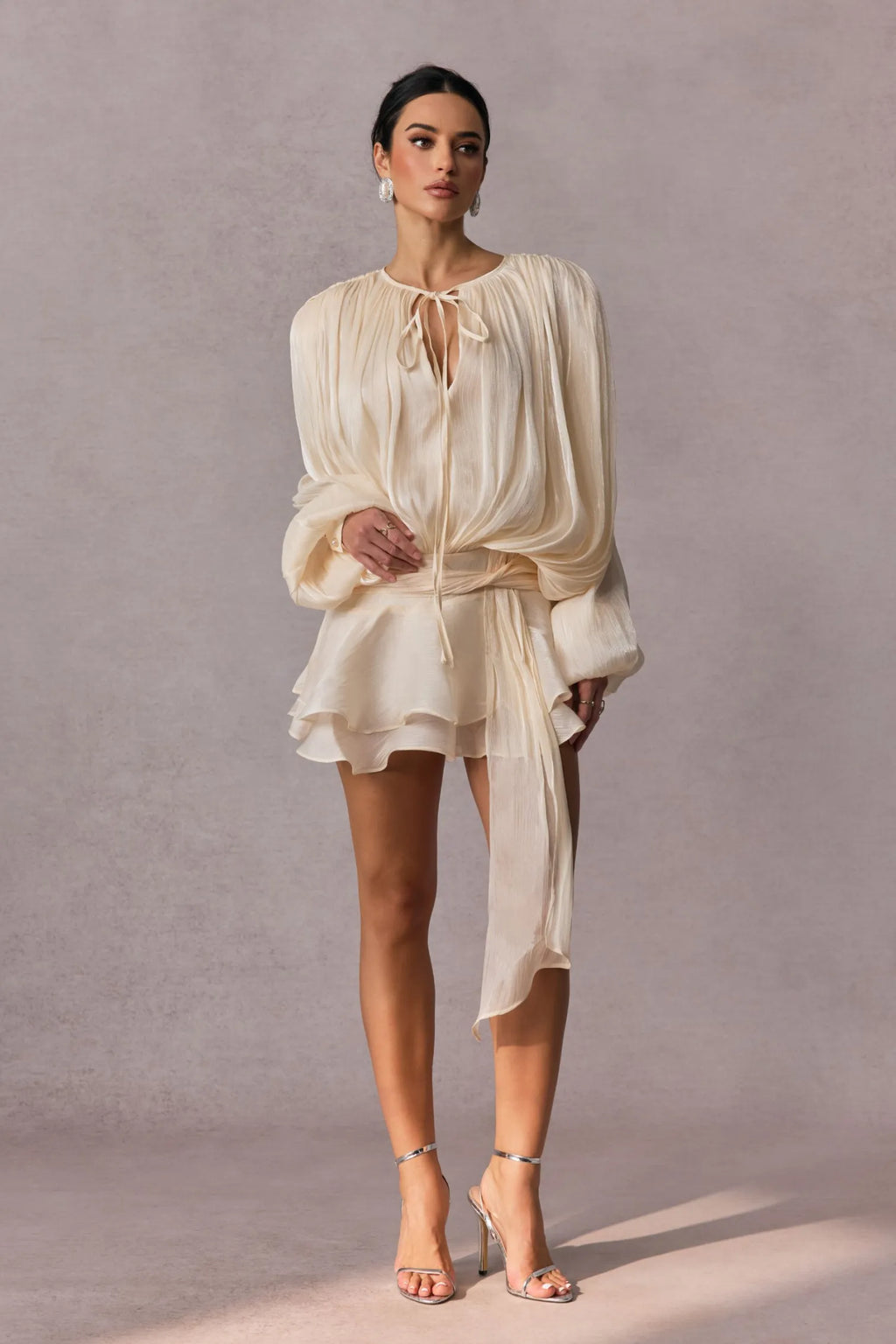 MIA RUFFLE MINI DRESS