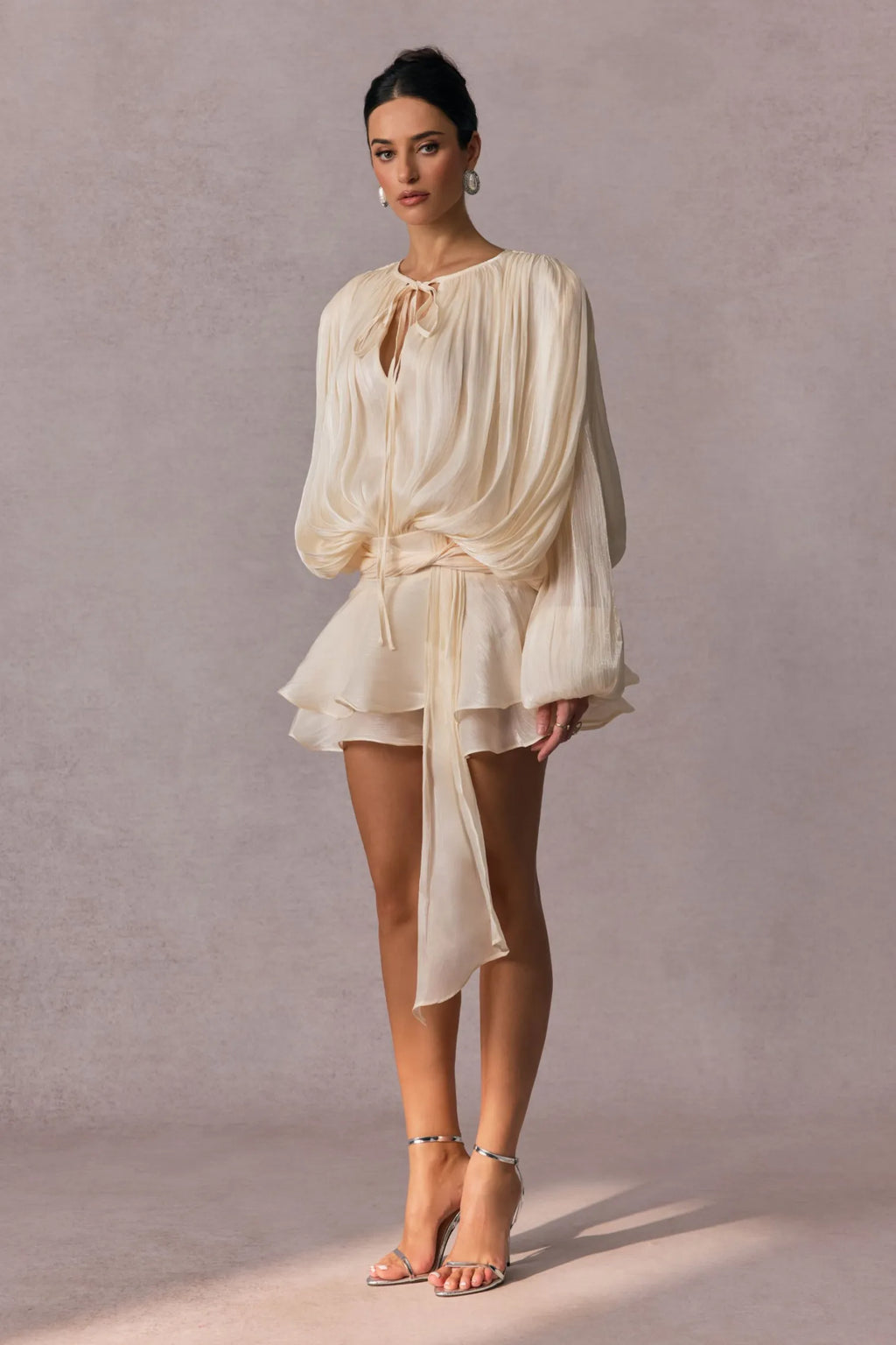 MIA RUFFLE MINI DRESS