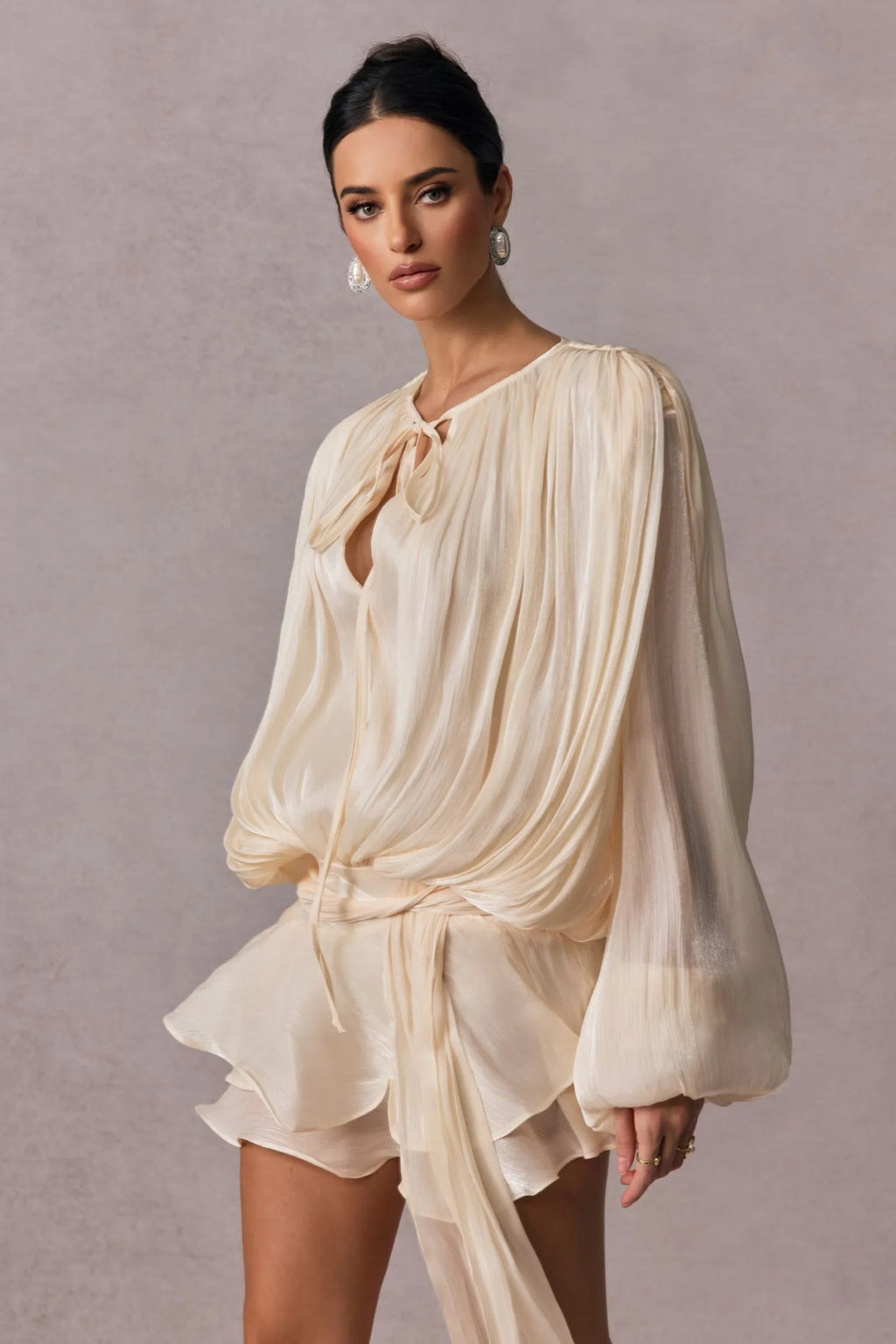 MIA RUFFLE MINI DRESS