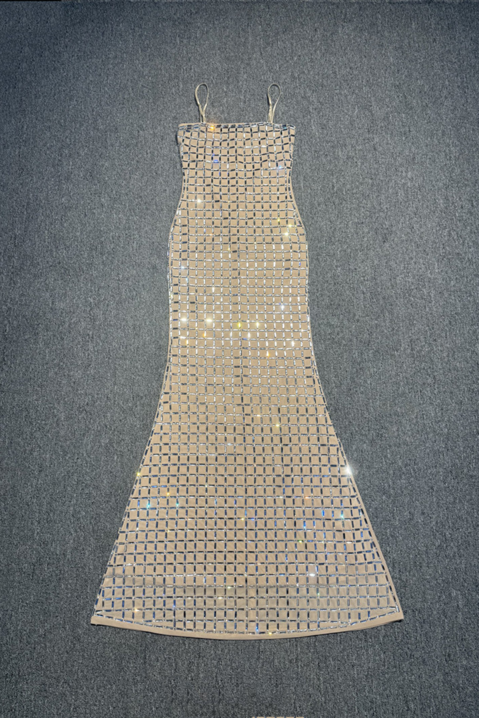 MARIA SPARKLE MESH DRESS