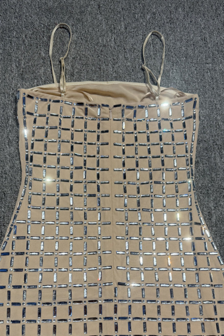 MARIA SPARKLE MESH DRESS