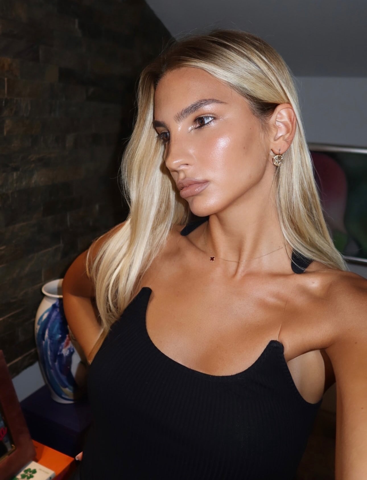 ASPIN INVISIBLE STRAP TANK TOP