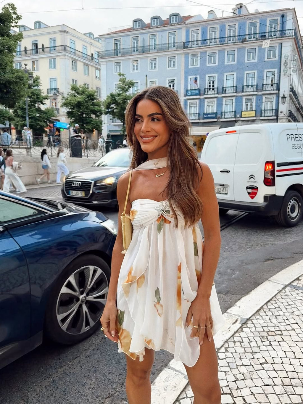 ABIGAIL FLORAL MINI DRESS