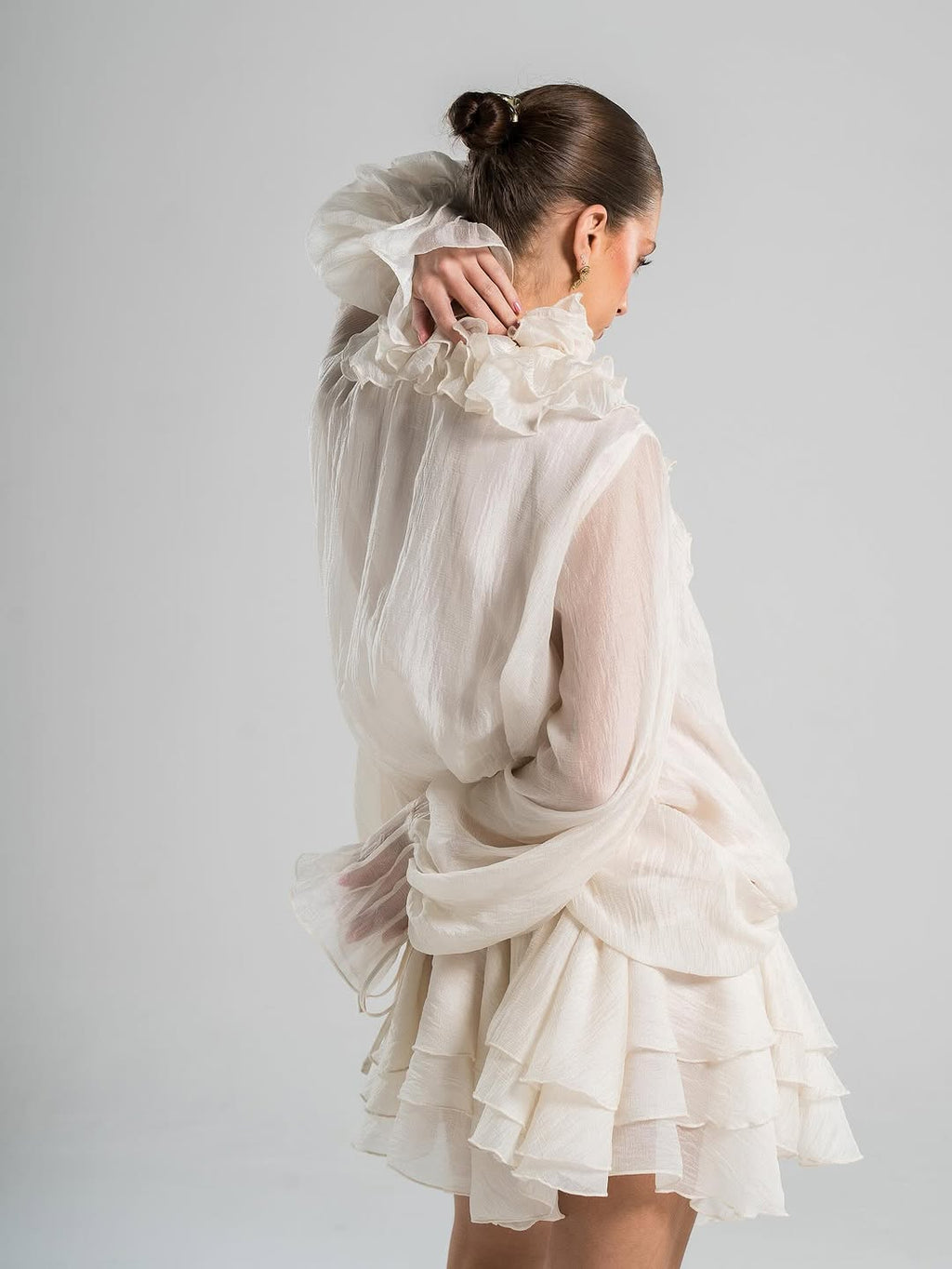 ELODIE FLORAL MINI DRESS