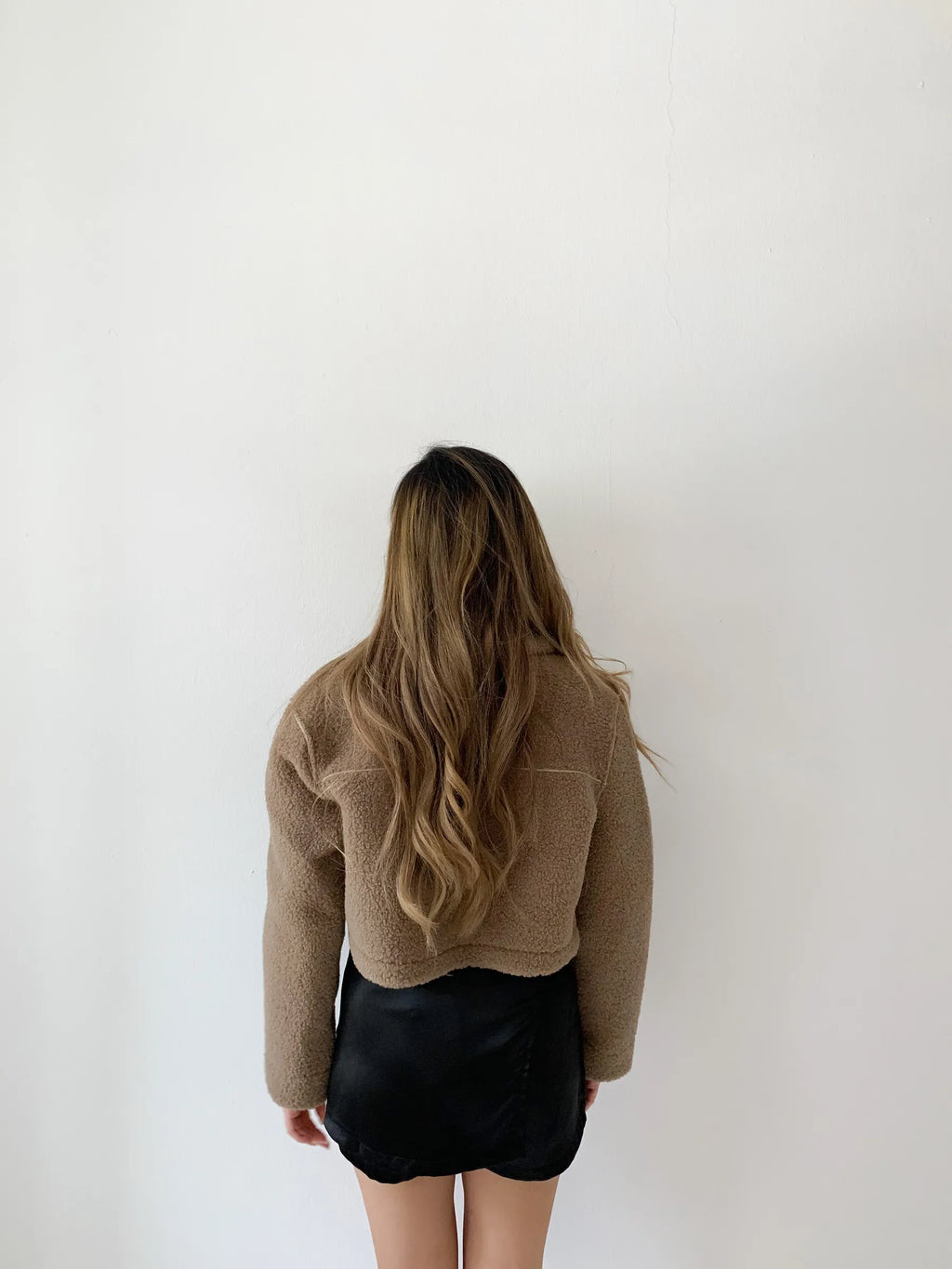 ZIA CROPPED FUR JACKET