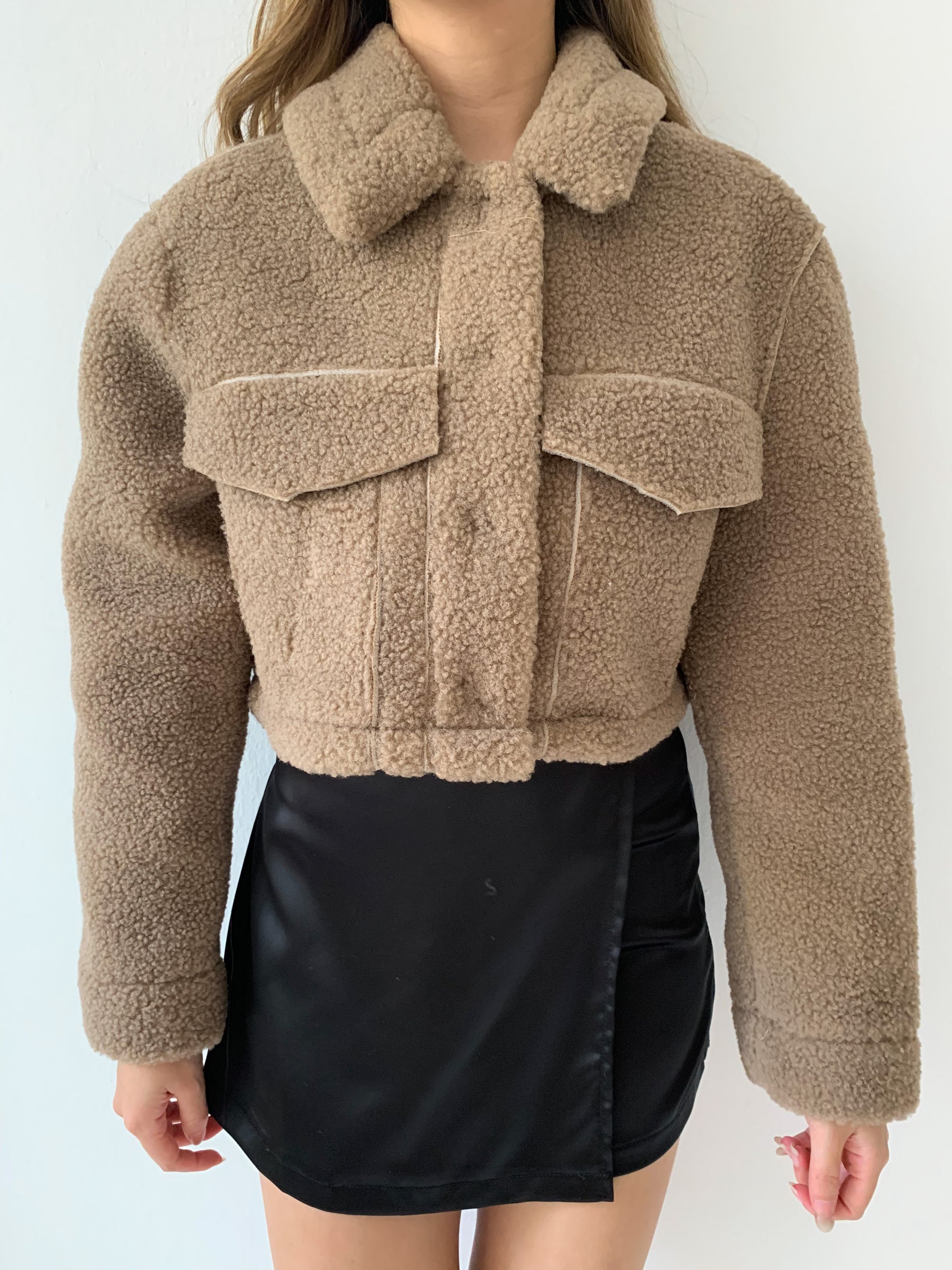 ZIA CROPPED FUR JACKET