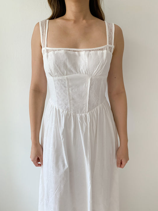 ARYA LACE MIDI DRESS