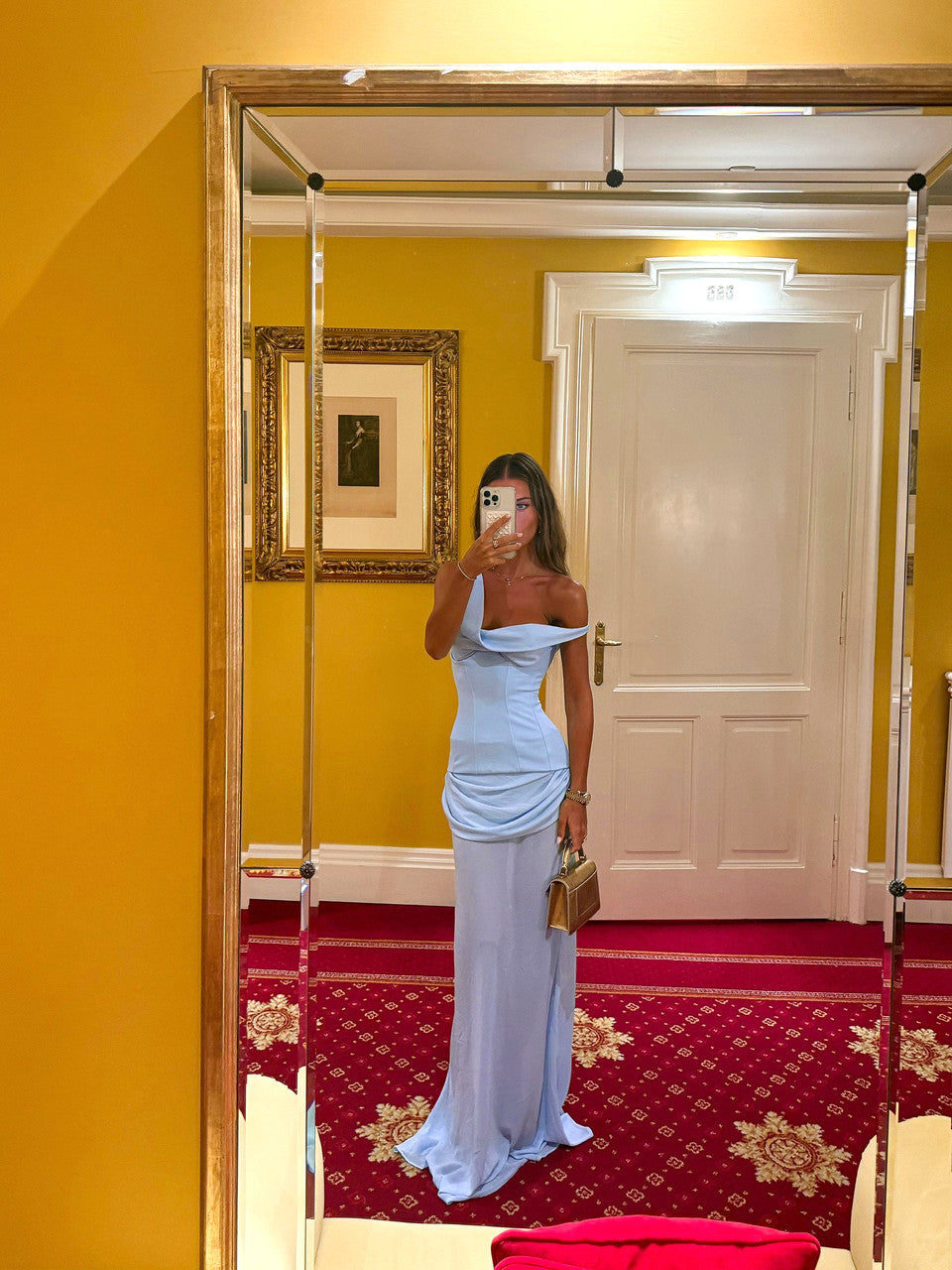 AMAYA DRAPED MAXI DRESS