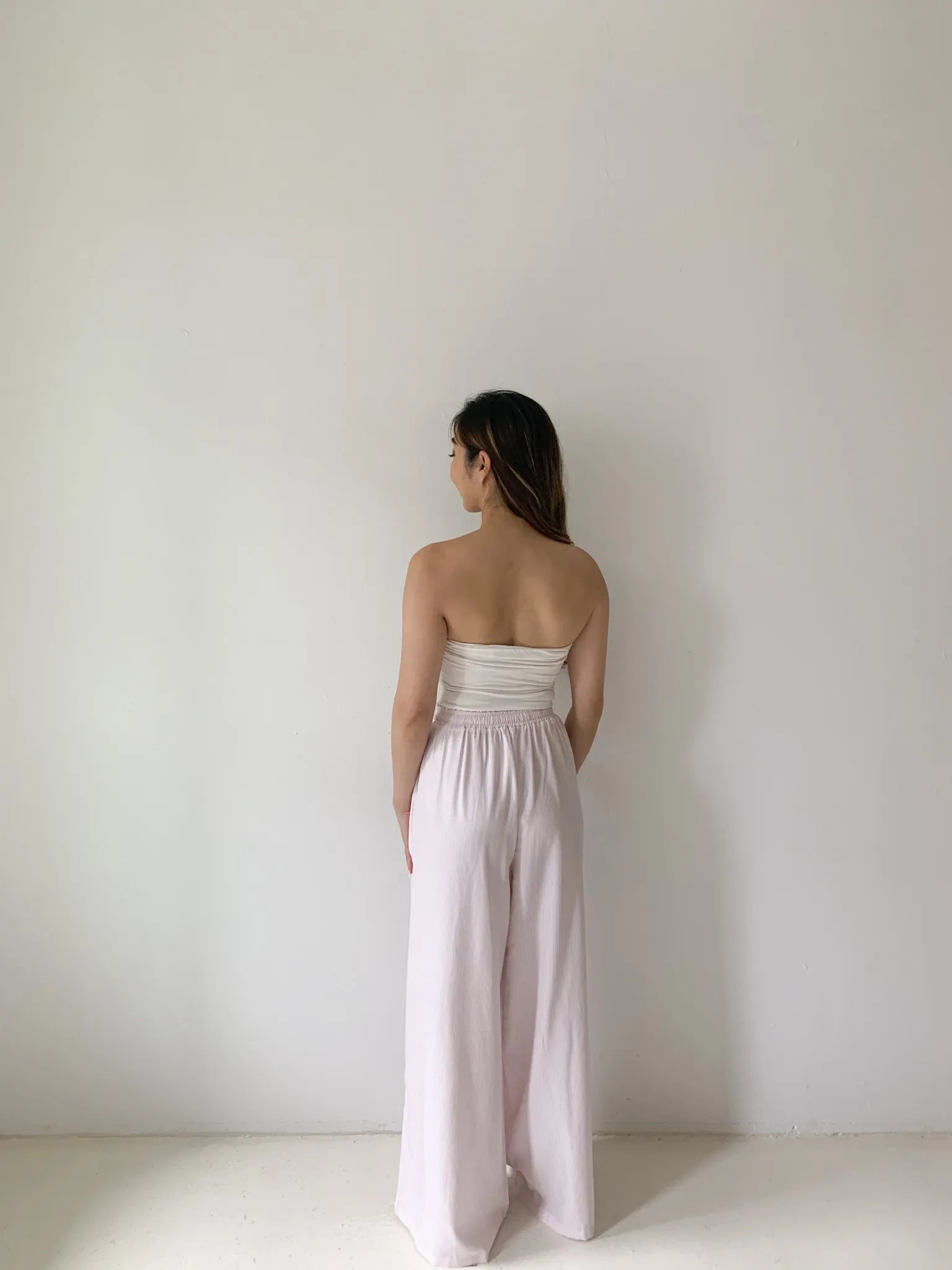 SOLENE STRIPED TWO PIECE SET PINK