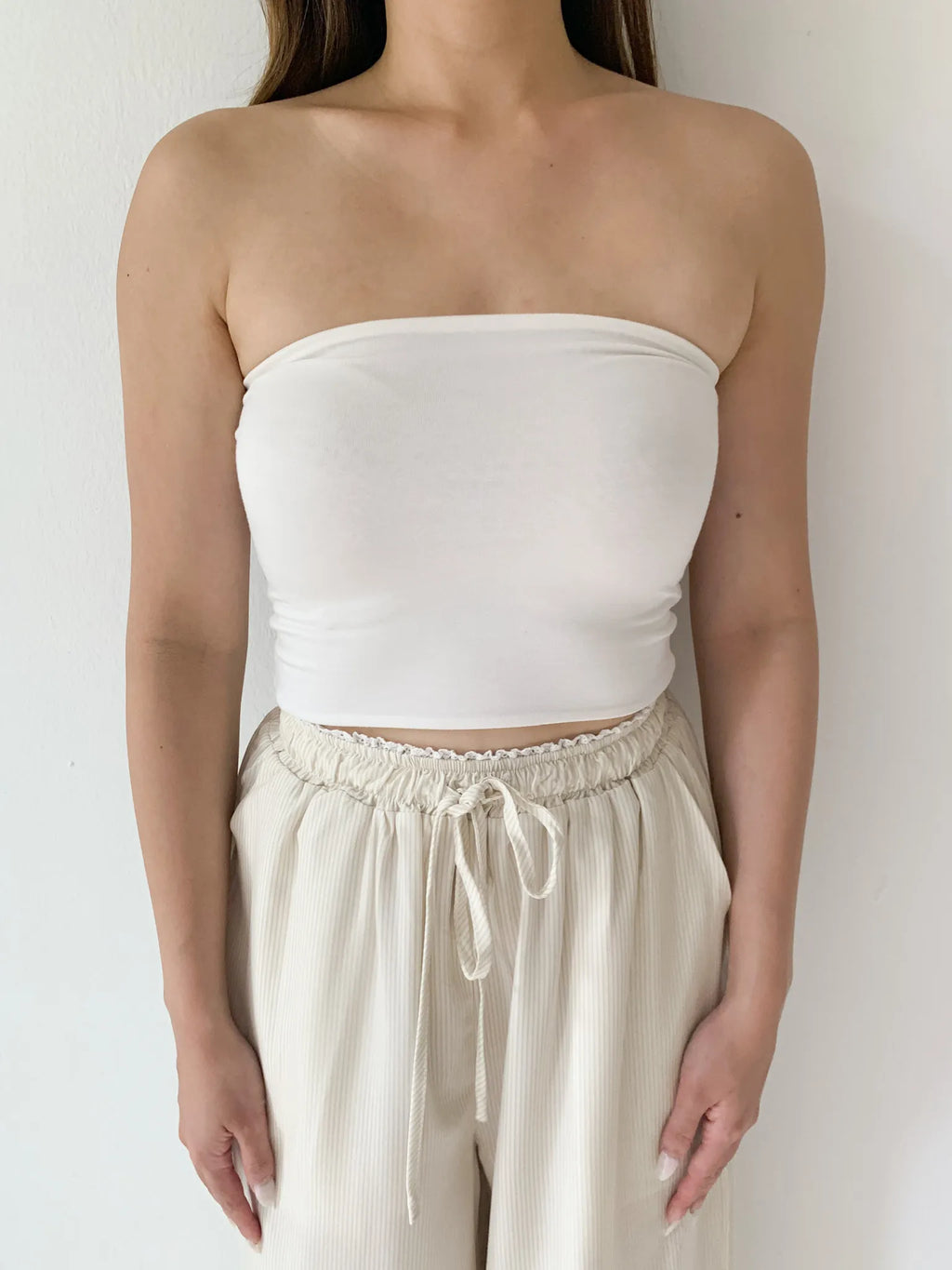 SOLENE STRIPED TWO PIECE SET YELLOW