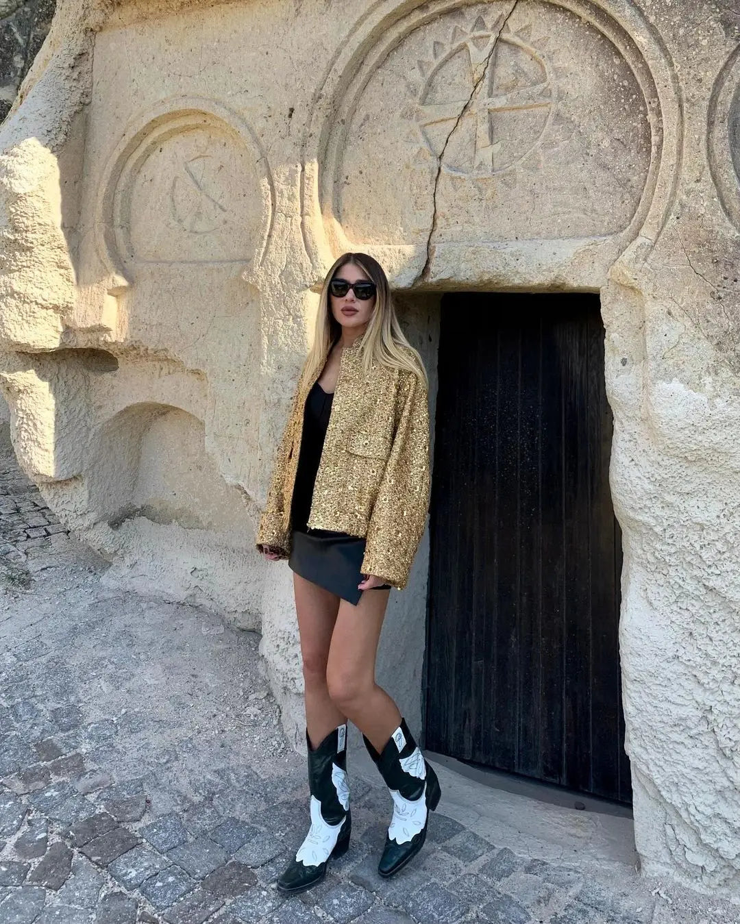 JACQUELINE SEQUIN JACKET