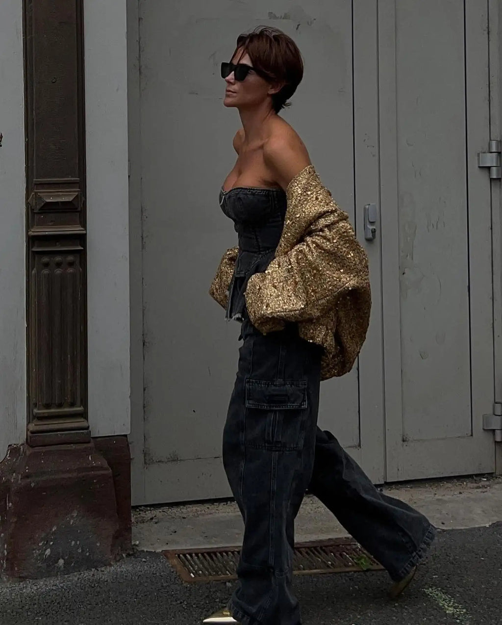 JACQUELINE SEQUIN JACKET