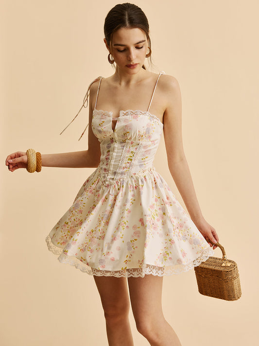 MONICA FLORAL MINI DRESS