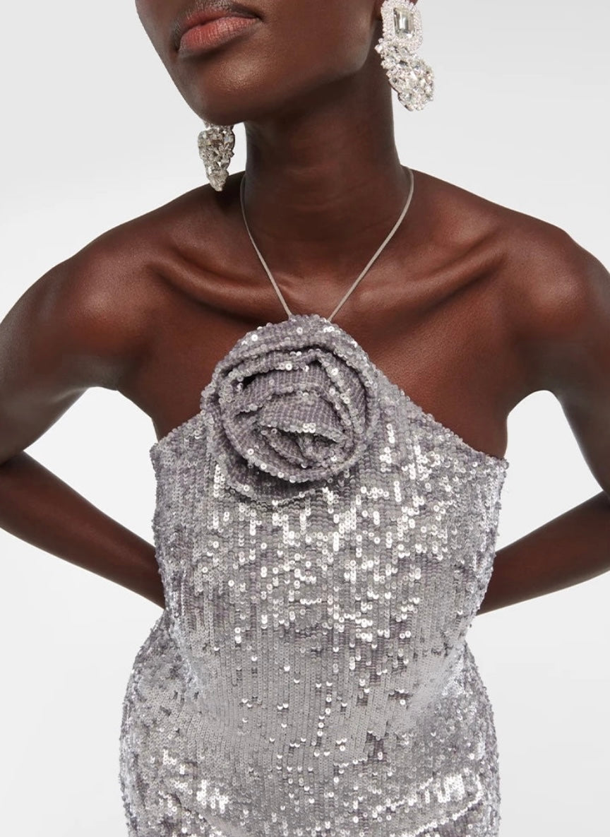 AVERIE SEQUIN MAXI DRESS