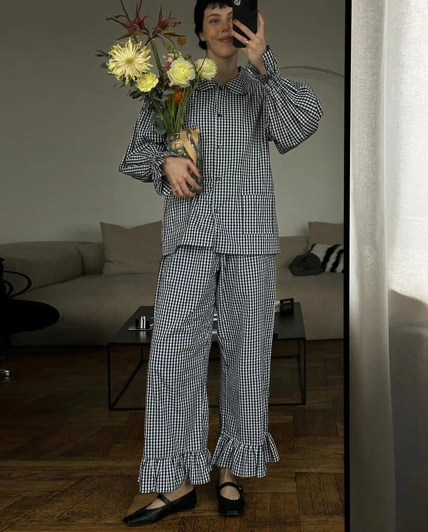 EMMA PLAID TWO PIECE SET