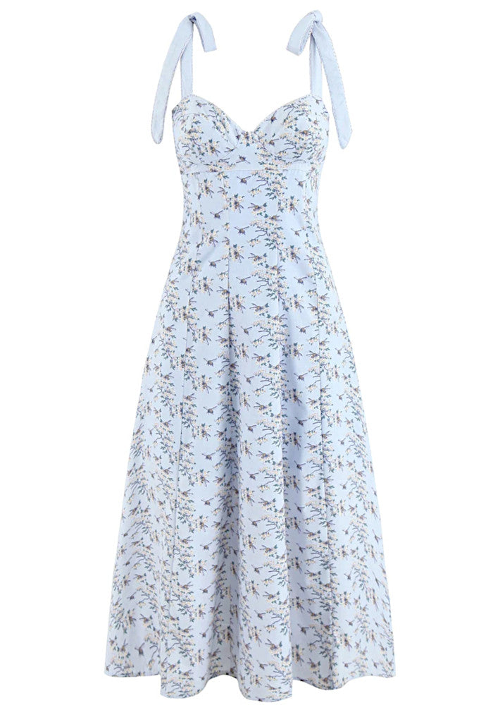 AVRIL FLORAL MIDI DRESS