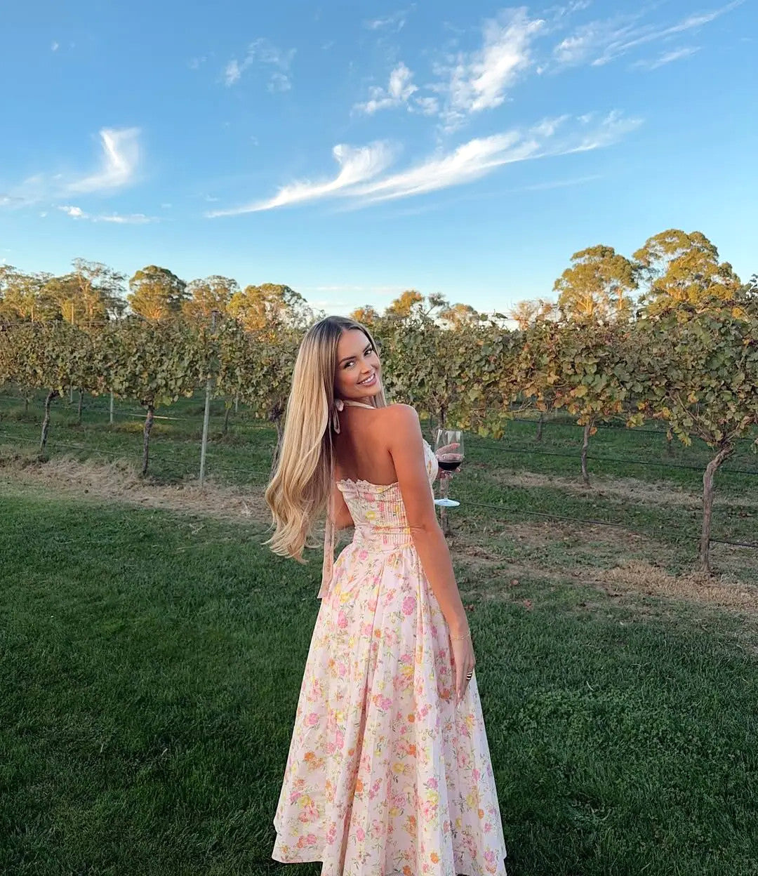 MILA FLORAL MIDI DRESS