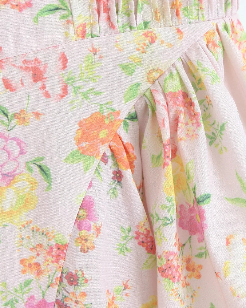 MILA FLORAL MIDI DRESS