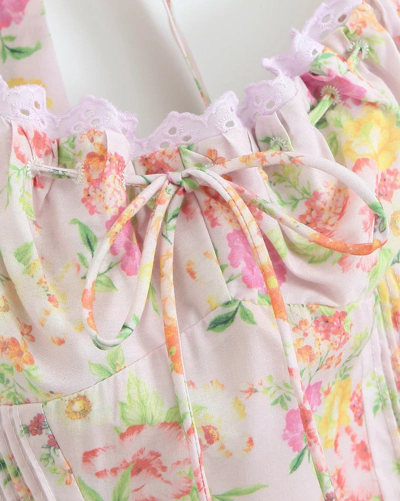 MILA FLORAL MIDI DRESS