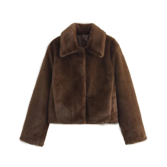 ALICIA FAUX FUR COAT