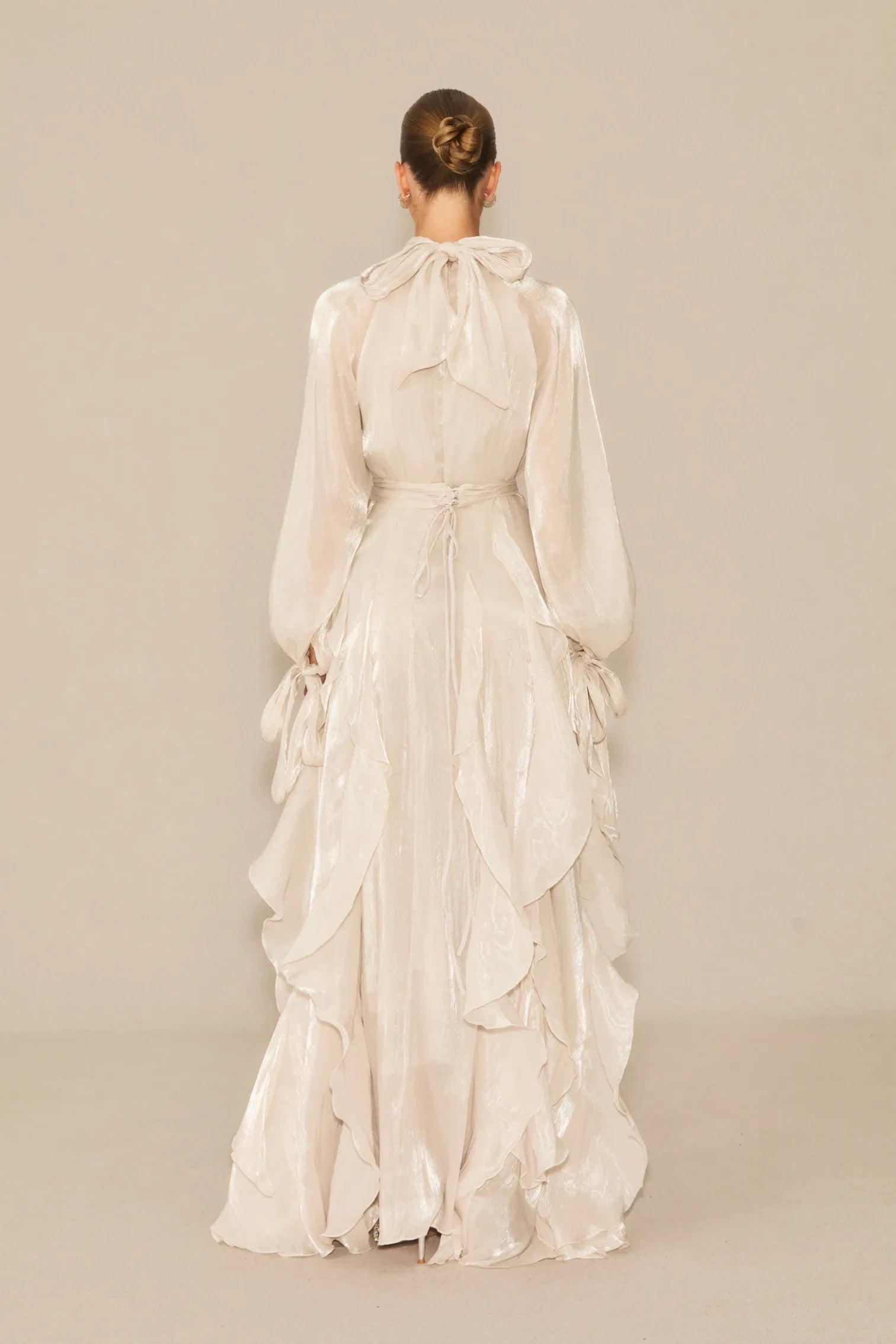 AMITI RUFFLE MAXI DRESS