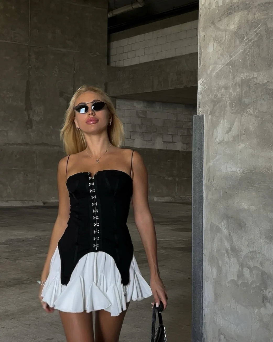 MAYA RUFFLE MINI SKIRT