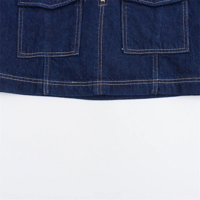 NARA DENIM TWO PIECE SET