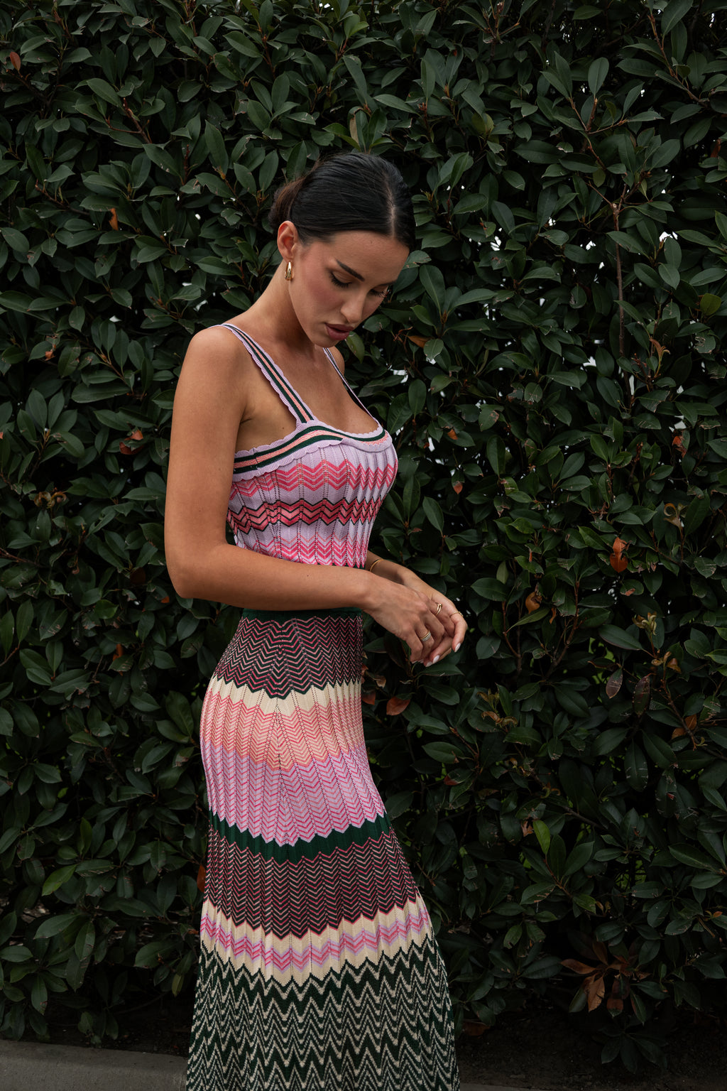 KALIA KNIT MIDI DRESS