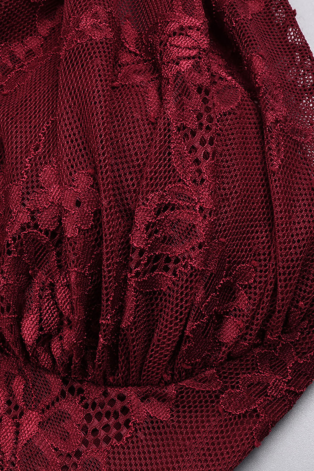 RHEA ONE SHOULDER LACE MAXI DRESS