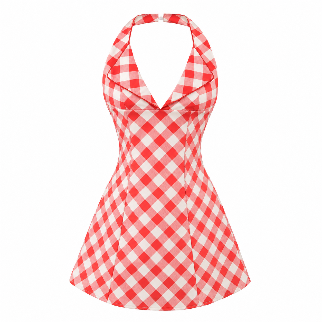 Amina Plaid Mini Dress