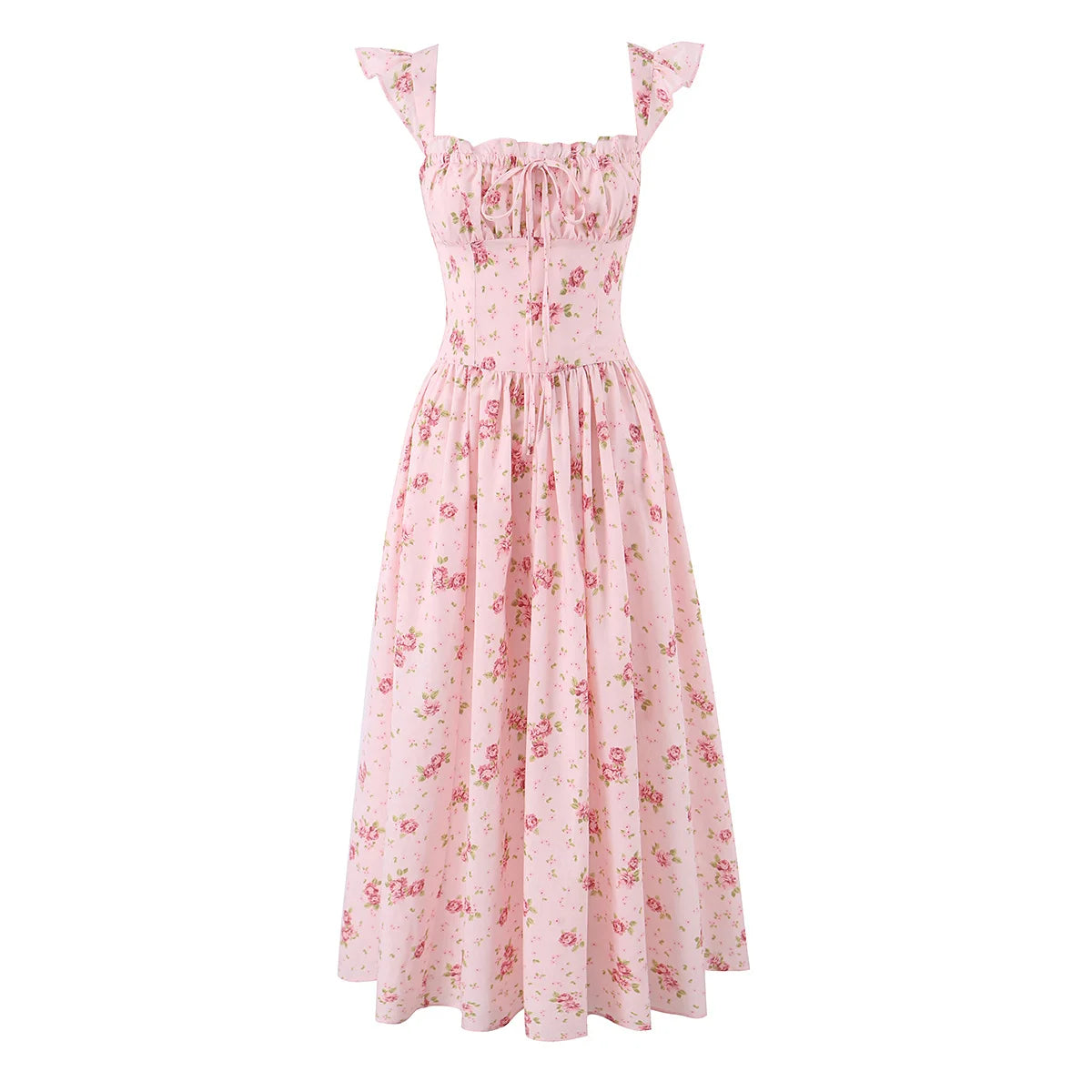 DAPHNE FLORAL MIDI DRESS