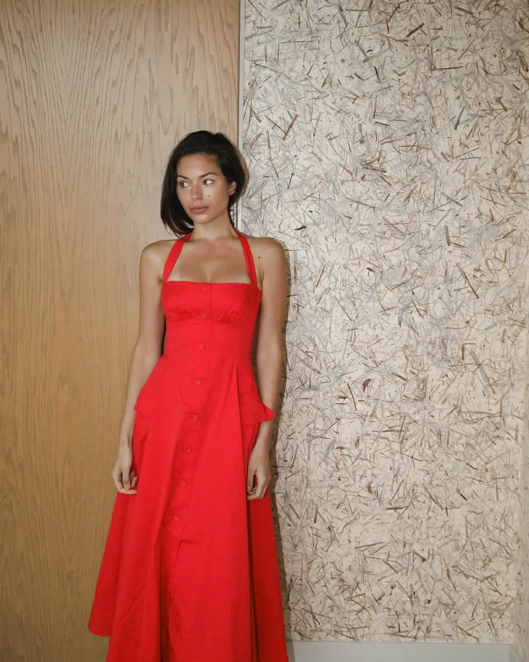 ALLORA FLORAL MIDI DRESS