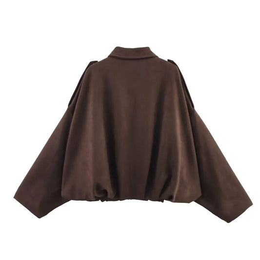 LILO SUEDE BOMBER JACKET