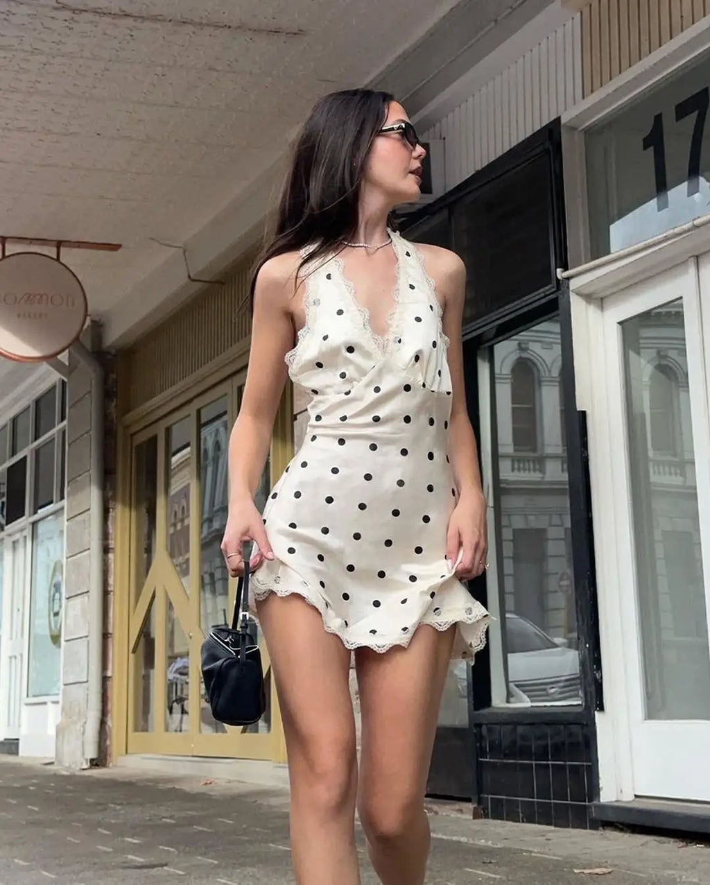 ELLIS POLKA DOT MINI DRESS
