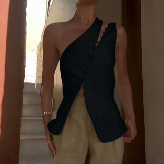 ZINNIA ASYMMETRICAL TOP