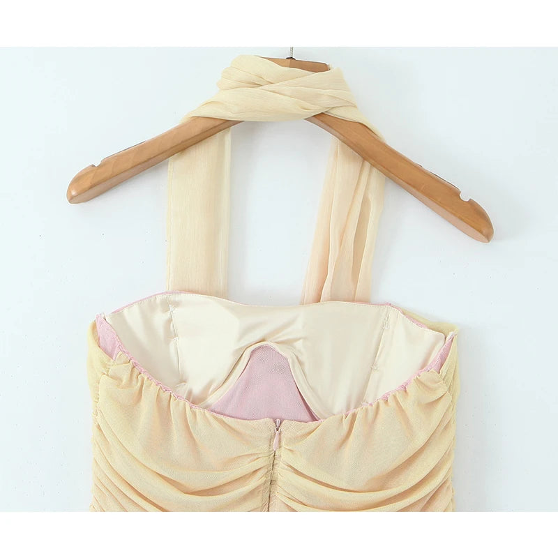 MICA MESH MINI DRESS