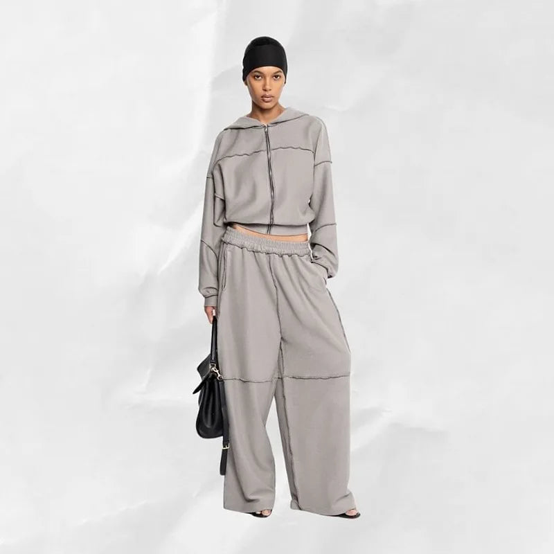 SARA WIDE TROUSERS SET