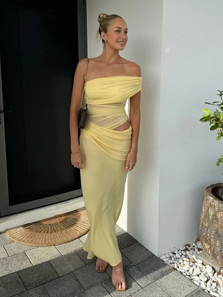 CASSIDY OFF SHOULDER DRESS