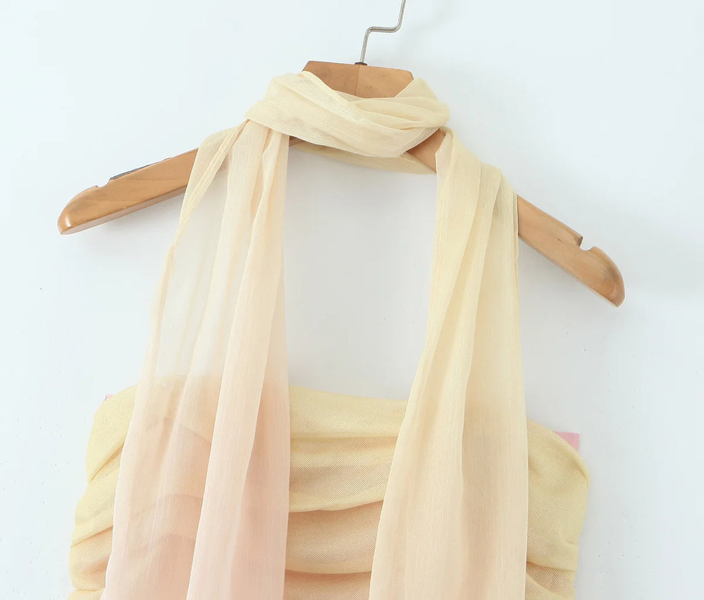 MICA MESH MINI DRESS